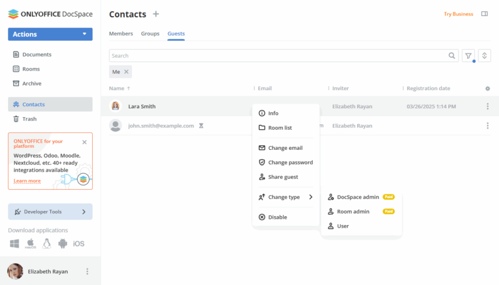 image for new guest management system 
