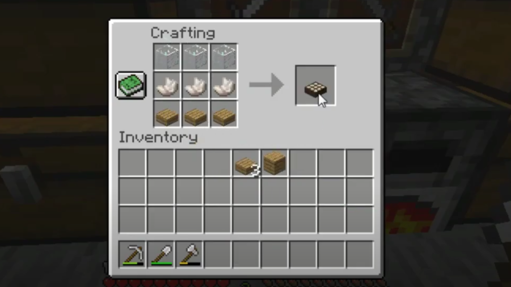 image of Crafting Daylight Sensors using Glass in Minecraft