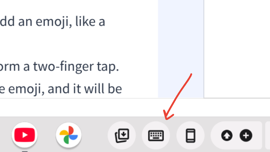image to Open the On-Screen Keyboard