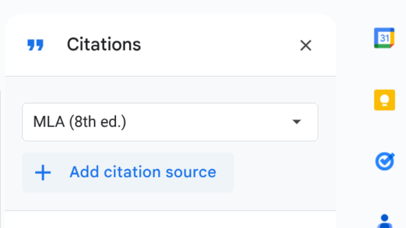 image to select MLA depending on your assignment requirements