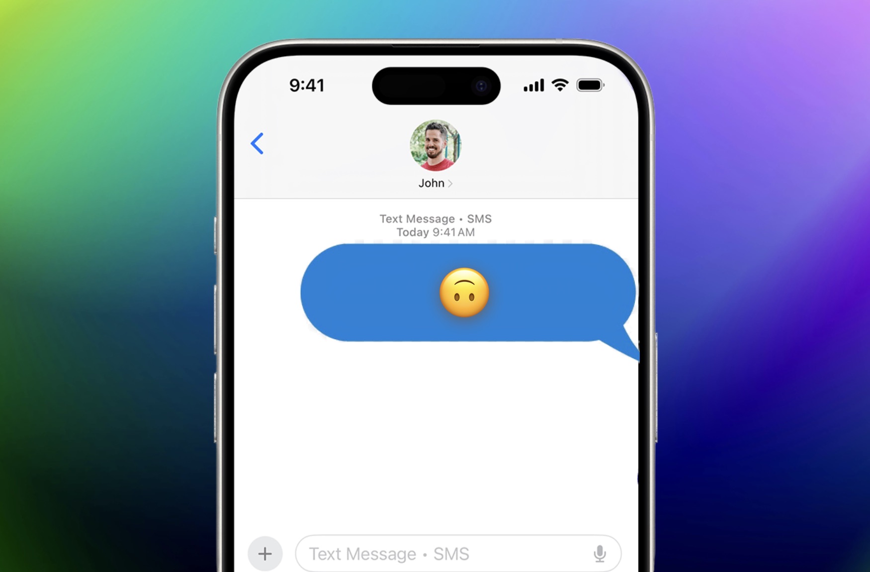 Upside down face emoji meaning