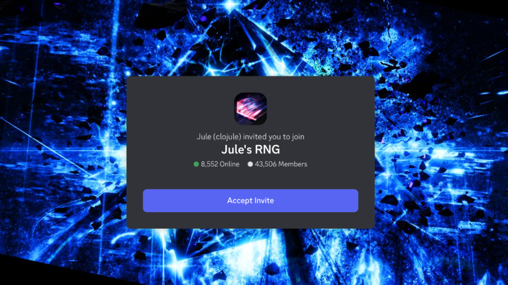 image to Find More Jule’s RNG Codes