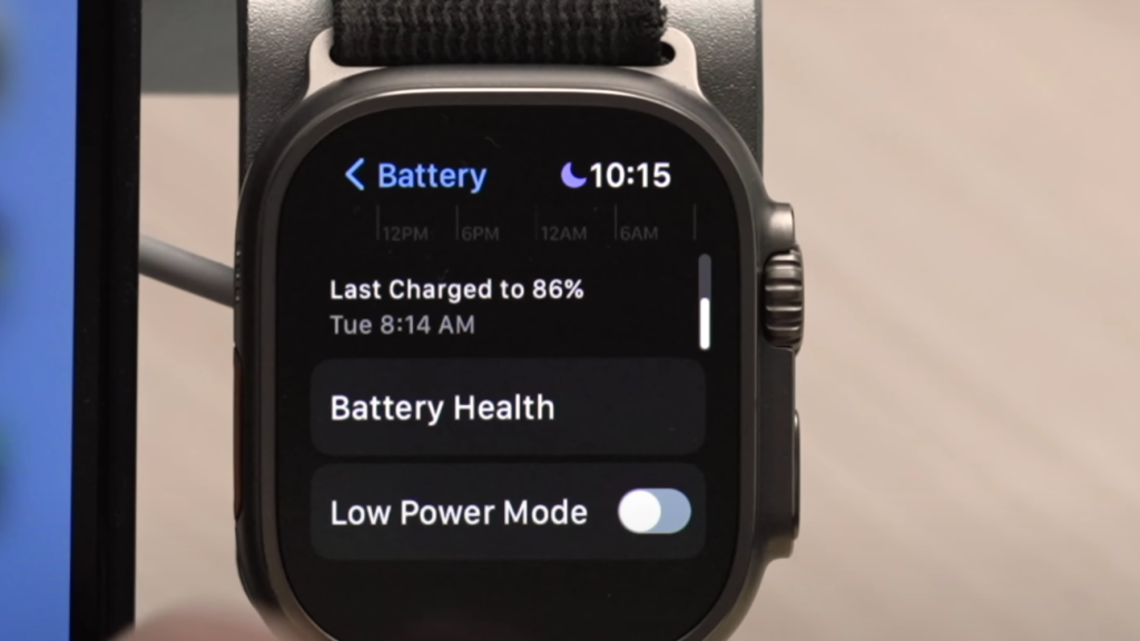 image for the battery health of your Apple Watch