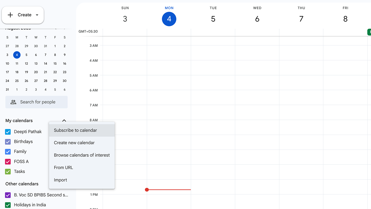 image to Subscribe to calendar