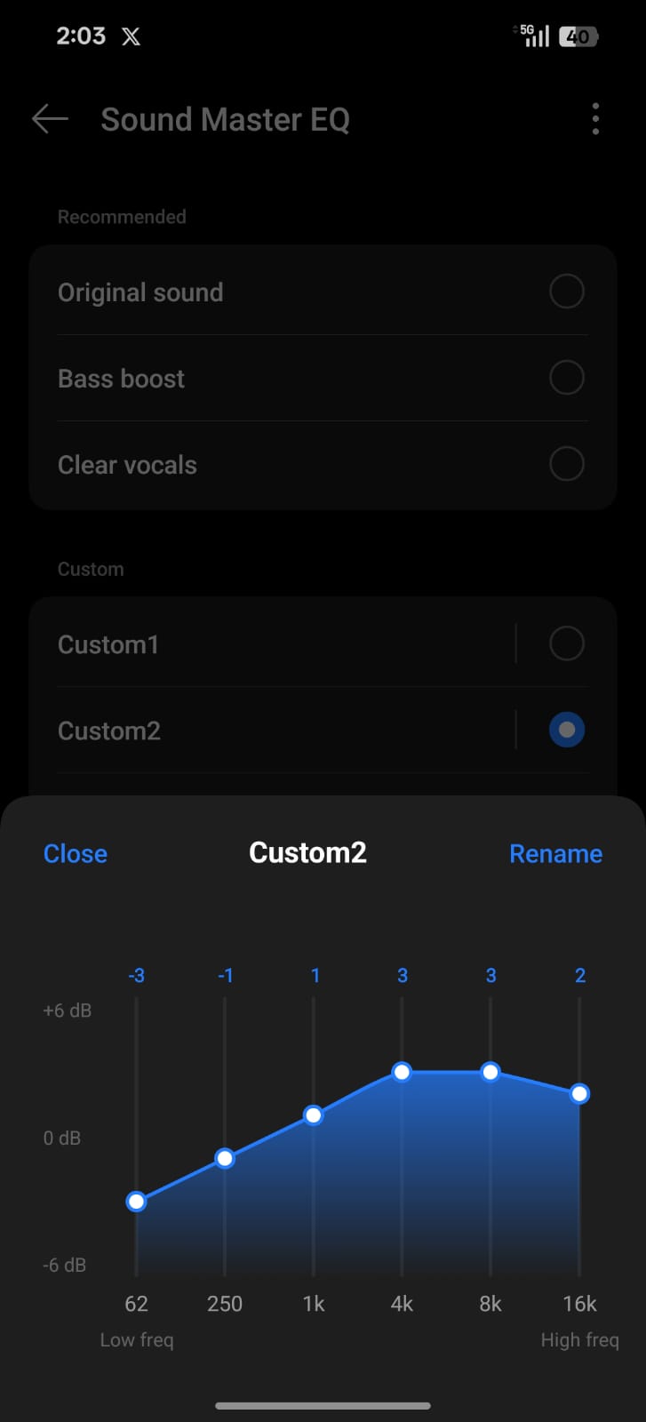 Image of the equalizer