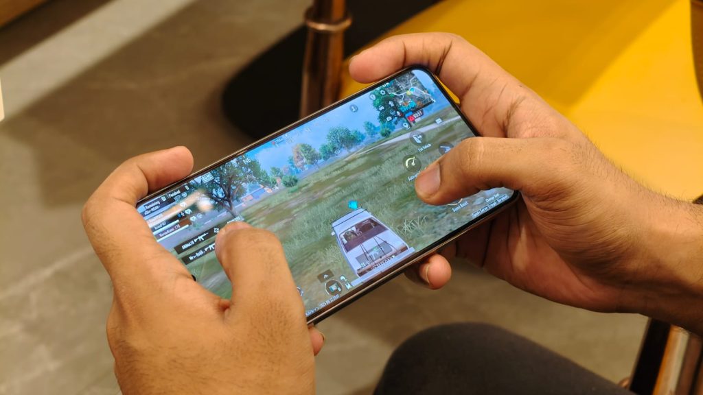 Image of a person gaming on the OPPO f31 Pro+